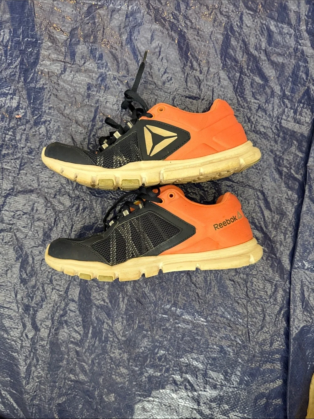 Reebok Navy and Orange Men's Running Shoes